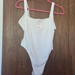 Stoney Clover Target collab one-piece white swimsuit size medium